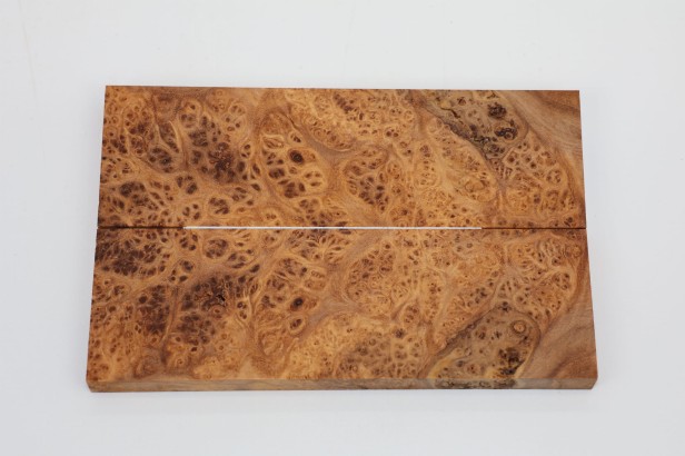 Wiąz Kaukaski Caucasian Elm czeczot burl stabilizowane drewno na rękojeść noża okładki drewniane stabilized wood for knifes