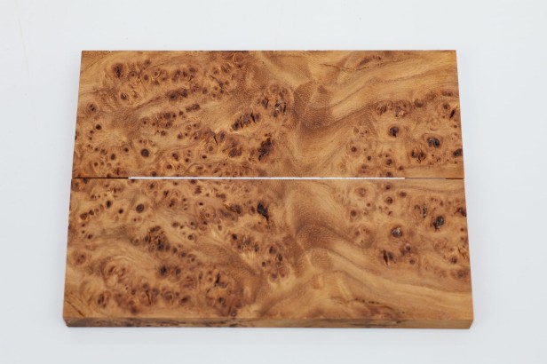 Wiąz Kaukaski Caucasian Elm czeczot burl stabilizowane drewno na rękojeść noża okładki drewniane stabilized wood for knifes
