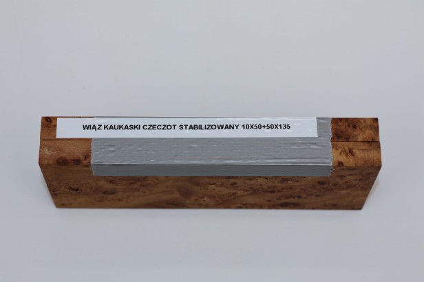Wiąz Kaukaski Caucasian Elm czeczot burl stabilizowane drewno na rękojeść noża okładki drewniane stabilized wood for knifes