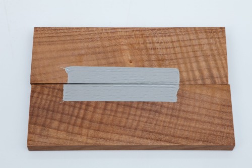 Lipa fala flame linden lime tree brązowe stabilizowane drewno na rękojeść noża okładki drewniane stabilized wood for knifes