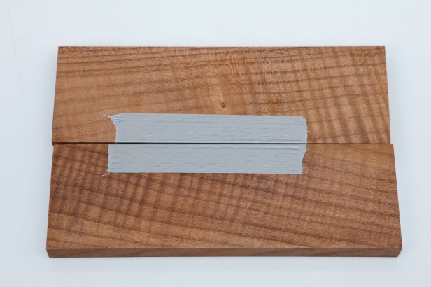 Lipa fala flame linden lime tree brązowe stabilizowane drewno na rękojeść noża okładki drewniane stabilized wood for knifes