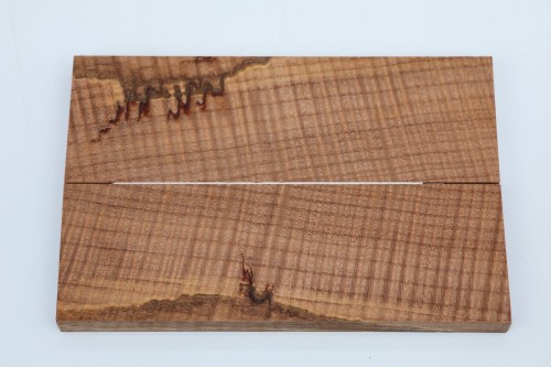 Lipa fala flame linden lime tree brązowe stabilizowane drewno na rękojeść noża okładki drewniane stabilized wood for knife