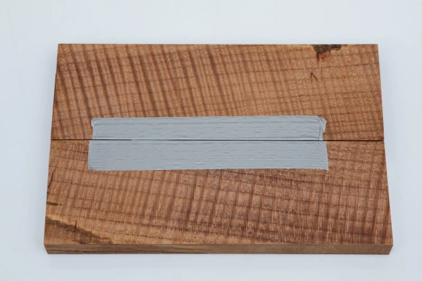 Lipa fala flame linden lime tree brązowe stabilizowane drewno na rękojeść noża okładki drewniane stabilized wood for knifes