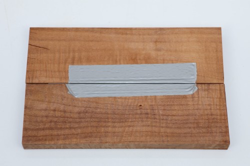 Lipa fala flame linden lime tree brązowe stabilizowane drewno na rękojeść noża okładki drewniane stabilized wood for knifes