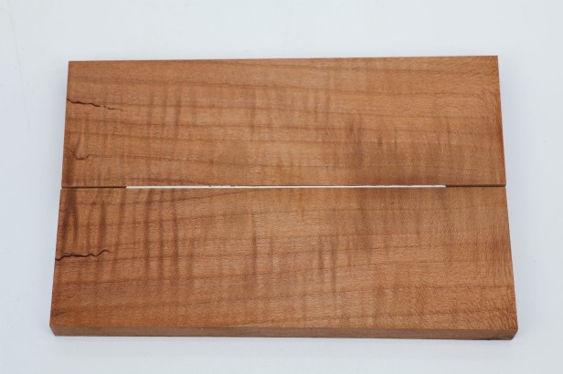 Lipa fala flame linden lime tree brązowe stabilizowane drewno na rękojeść noża okładki drewniane stabilized wood for knifes