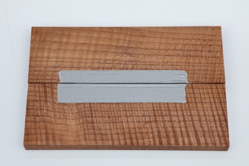 Lipa fala flame linden lime tree brązowe stabilizowane drewno na rękojeść noża okładki drewniane stabilized wood for knifes