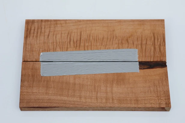 Lipa fala flame linden lime tree brązowe stabilizowane drewno na rękojeść noża okładki drewniane stabilized wood for knifes