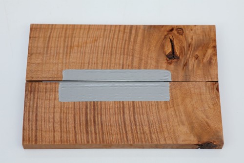 Lipa fala flame linden lime tree brązowe stabilizowane drewno na rękojeść noża okładki drewniane stabilized wood for knifes