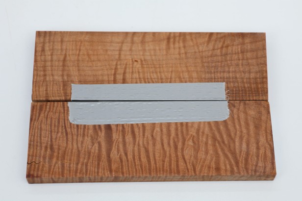 Lipa fala flame linden lime tree brązowe stabilizowane drewno na rękojeść noża okładki drewniane stabilized wood for knifes