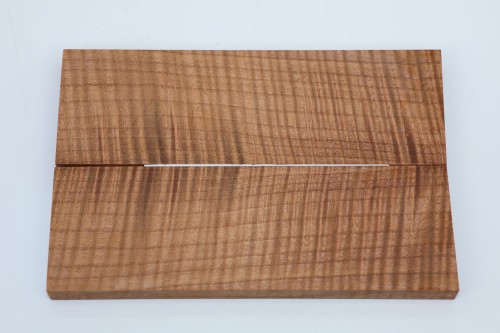 Lipa fala flame linden lime tree brązowe stabilizowane drewno na rękojeść noża okładki drewniane stabilized wood for knifes