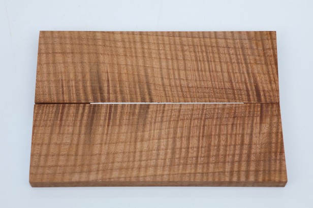 Lipa fala flame linden lime tree brązowe stabilizowane drewno na rękojeść noża okładki drewniane stabilized wood for knifes