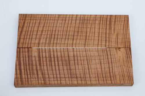 Lipa fala flame linden lime tree brązowe stabilizowane drewno na rękojeść noża okładki drewniane stabilized wood for knifes