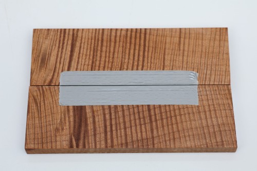 Lipa fala flame linden lime tree brązowe stabilizowane drewno na rękojeść noża okładki drewniane stabilized wood for knifes