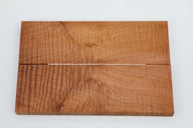 Lipa fala flame linden lime tree brązowe stabilizowane drewno na rękojeść noża okładki drewniane stabilized wood for knifes