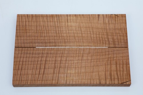 Lipa fala flame linden lime tree brązowe stabilizowane drewno na rękojeść noża okładki drewniane stabilized wood for knifes