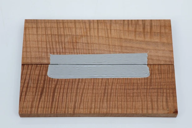 Lipa fala flame linden lime tree brązowe stabilizowane drewno na rękojeść noża okładki drewniane stabilized wood for knifes