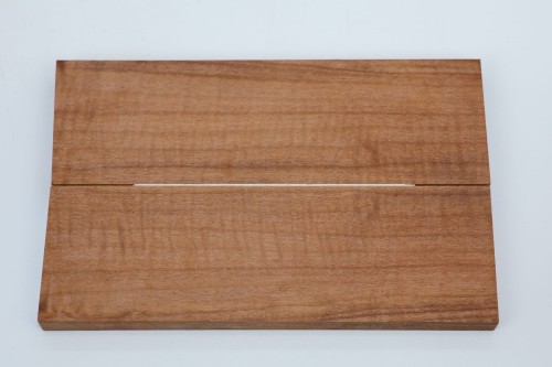 Lipa fala flame linden lime tree brązowe stabilizowane drewno na rękojeść noża okładki drewniane stabilized wood for knifes