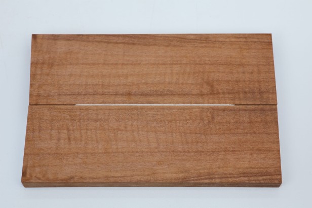 Lipa fala flame linden lime tree brązowe stabilizowane drewno na rękojeść noża okładki drewniane stabilized wood for knifes