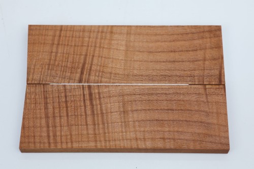 Lipa fala flame linden lime tree brązowe stabilizowane drewno na rękojeść noża okładki drewniane stabilized wood for knifes