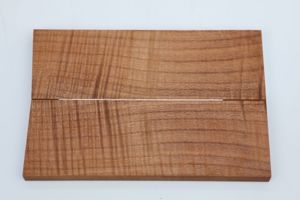 Lipa fala flame linden lime tree brązowe stabilizowane drewno na rękojeść noża okładki drewniane stabilized wood for knifes