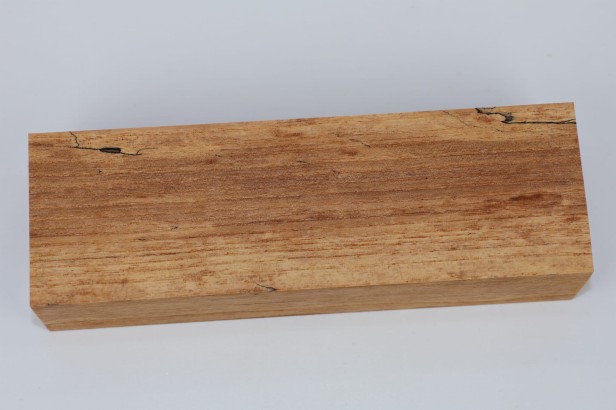 Jesion stary lekki spalted stabilizowany drewno na rękojeść noża