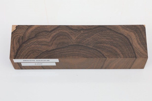 Ziricote X-CUT drewno na rękojeść noża