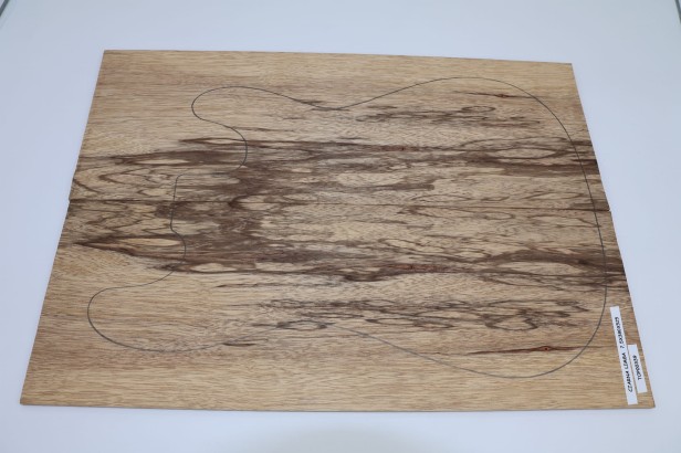 Czarna Limba Black Limba drewniany top na gitarę guitar top