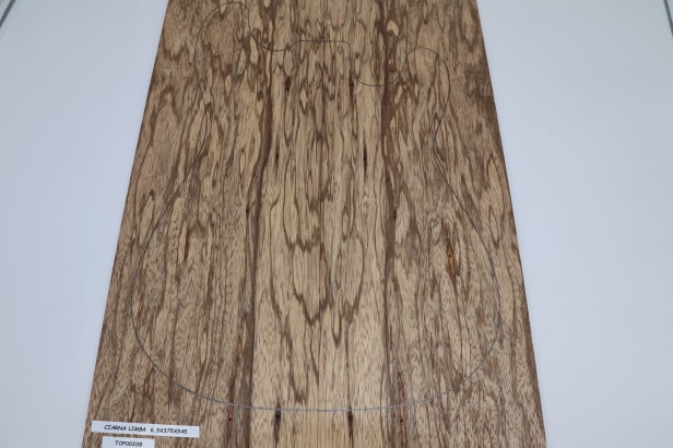 Czarna Limba Black Limba drewniany top na gitarę guitar top