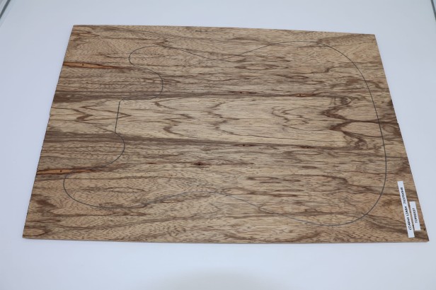 Czarna Limba Black Limba drewniany top na gitarę guitar top