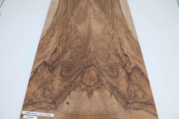 Orzech włoski Walnut Wood drewniany top na gitarę guitar top