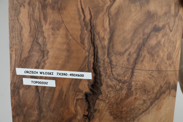 Orzech włoski Walnut Wood drewniany top na gitarę guitar top