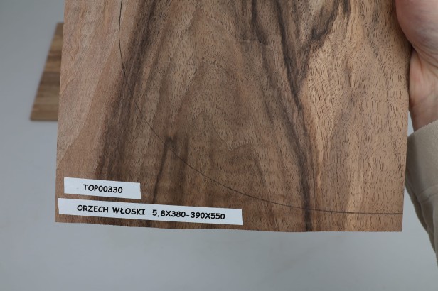 Orzech włoski Walnut Wood drewniany top na gitarę guitar top