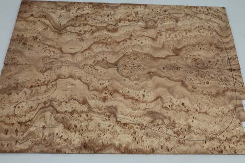 Wiąz Kaukaski Caucasian Elm drewniany top na gitarę guitar top