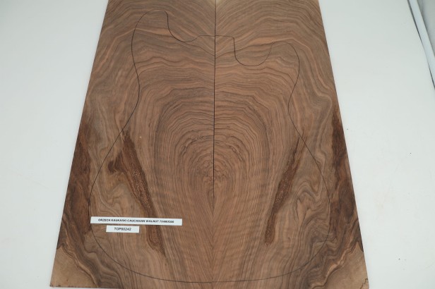 Orzech Kaukaski Caucasian Walnut drewniany top na gitarę guitar top