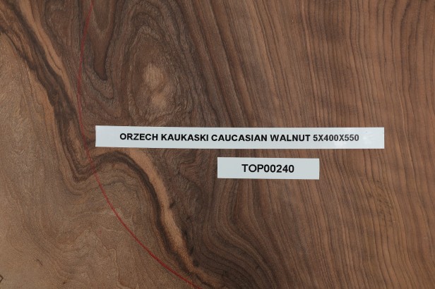 Orzech Kaukaski Caucasian Walnut drewniany top na gitarę guitar top