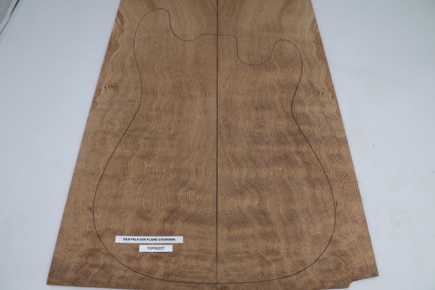 Dąb fala Oak flame drewniany top na gitarę guitar top