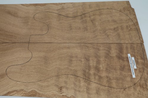 Dąb fala Oak flame drewniany top na gitarę guitar top