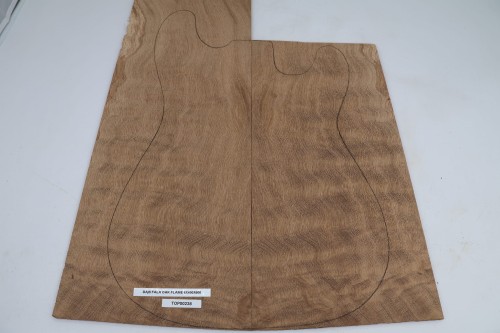 Dąb fala Oak flame drewniany top na gitarę guitar top