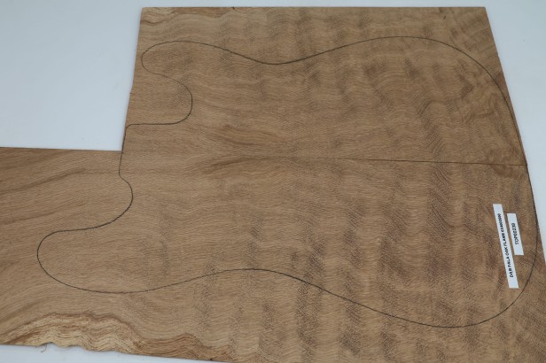 Dąb fala Oak flame drewniany top na gitarę guitar top