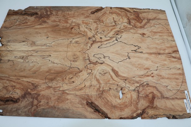 Buk Beech Wood spalted drewniany top na gitarę guitar top