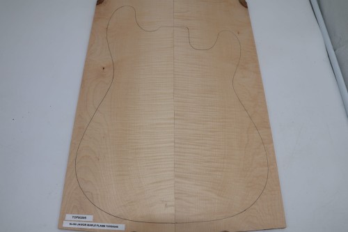 Klon Jawor Maple Flame drewniany top na gitarę guitar top