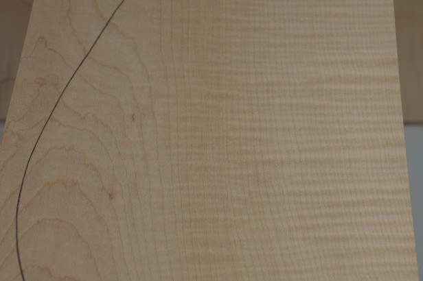 Klon Jawor Maple Flame drewniany top na gitarę guitar top