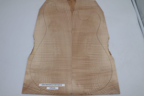 Klon Jawor Maple Flame drewniany top na gitarę guitar top