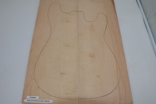 Klon Jawor Maple Flame drewniany top na gitarę guitar top