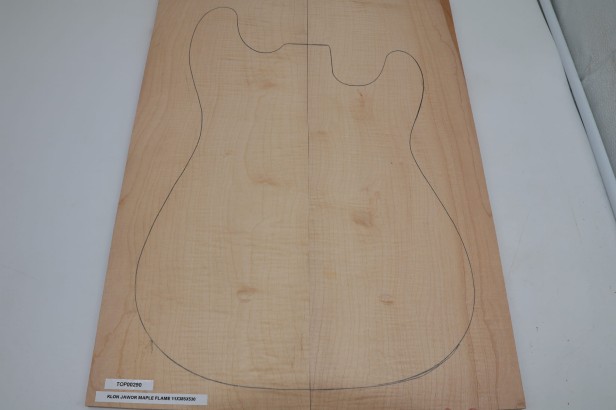Klon Jawor Maple Flame drewniany top na gitarę guitar top