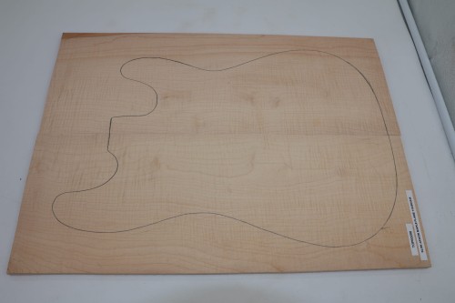 Klon Jawor Maple Flame drewniany top na gitarę guitar top