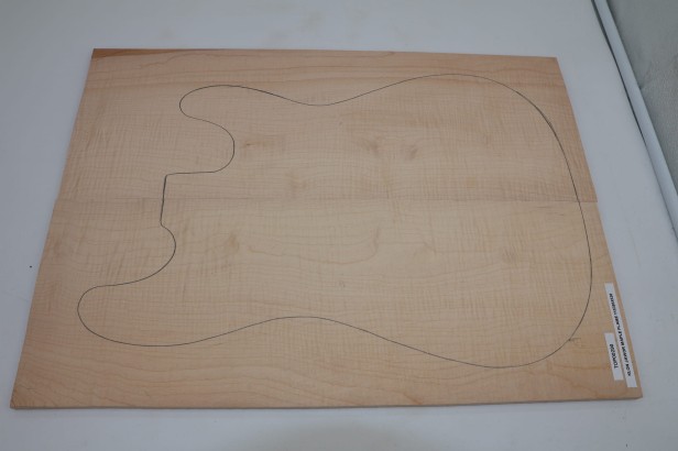 Klon Jawor Maple Flame drewniany top na gitarę guitar top