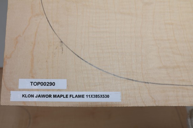 Klon Jawor Maple Flame drewniany top na gitarę guitar top