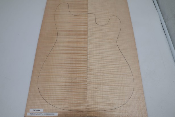 Klon Jawor Maple Flame drewniany top na gitarę guitar top