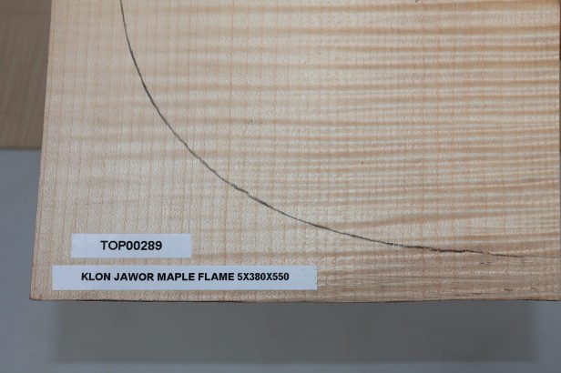 Klon Jawor Maple Flame drewniany top na gitarę guitar top